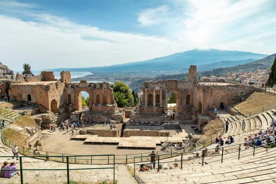 From Cefalù: Full-day tour to Mount Etna & Taormina - Mount Etna at 1,900 meters
