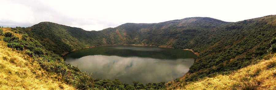 From Kigali: Bisoke Summit Trek, Crater Lake 1 Day Safari - From farmland to Volcanoes National Park forest