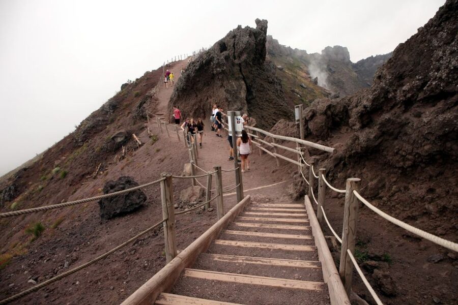 From Naples: Herculaneum, Mount Vesuvius & Pompeii Day Trip - Starting in Naples and settling into the minibus