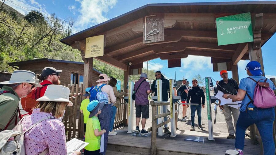 From Naples or Pompeii: Vesuvius Transfer and Entry Ticket - Walking the Vesuvius crater trail