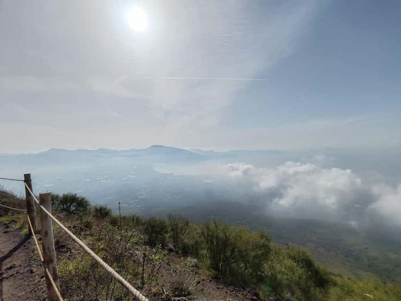 From Naples: Pompeii and Vesuvius by Bus - Vesuvius at 1,000 meters