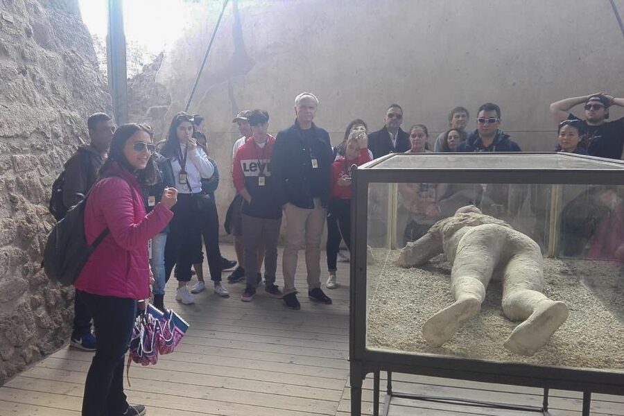 From Naples: Pompeii and Vesuvius Full-Day Tour with Lunch - Group size and guiding choices