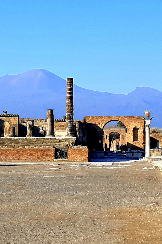 From Naples: Pompeii and Vesuvius Tour with Ticket Options - Morning pickup from six Naples locations