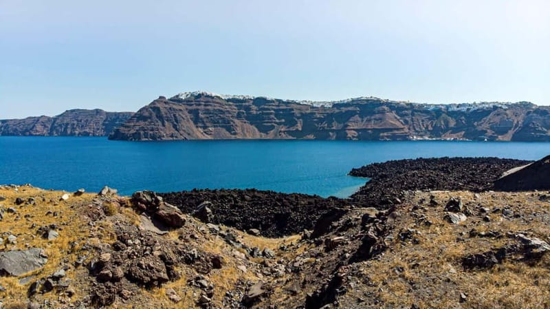 From Old Port:Volcanic Islands Boat Trip & Hot Spring Visit - Swimming at Palea Kameni’s Agios Nikolaos bay