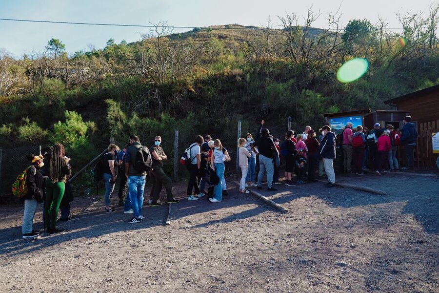From Pompeii: Mount Vesuvius Guided Tour with Transfer - At the crater rim, the effort pays off