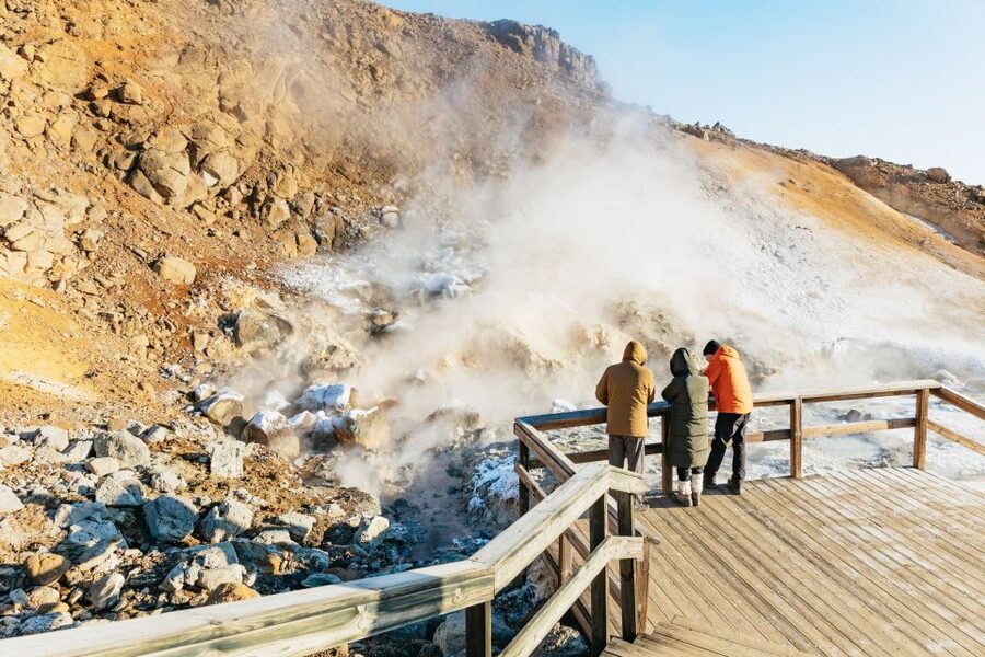 From Reykjavík: Volcanoes and Blue Lagoon Day Trip - Pickup from Reykjavík and the ride west