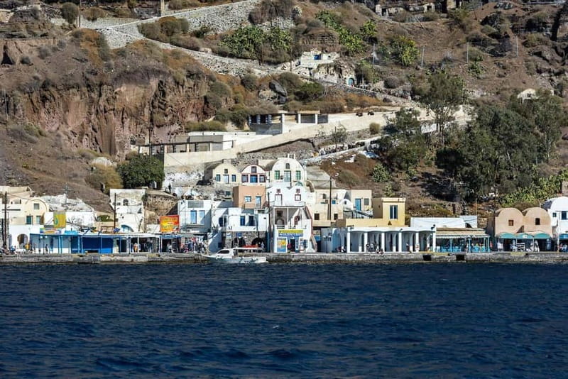 From Santorini: Volcano Cruise With Oia Sunset - Palea Kameni and the sulfur hot springs