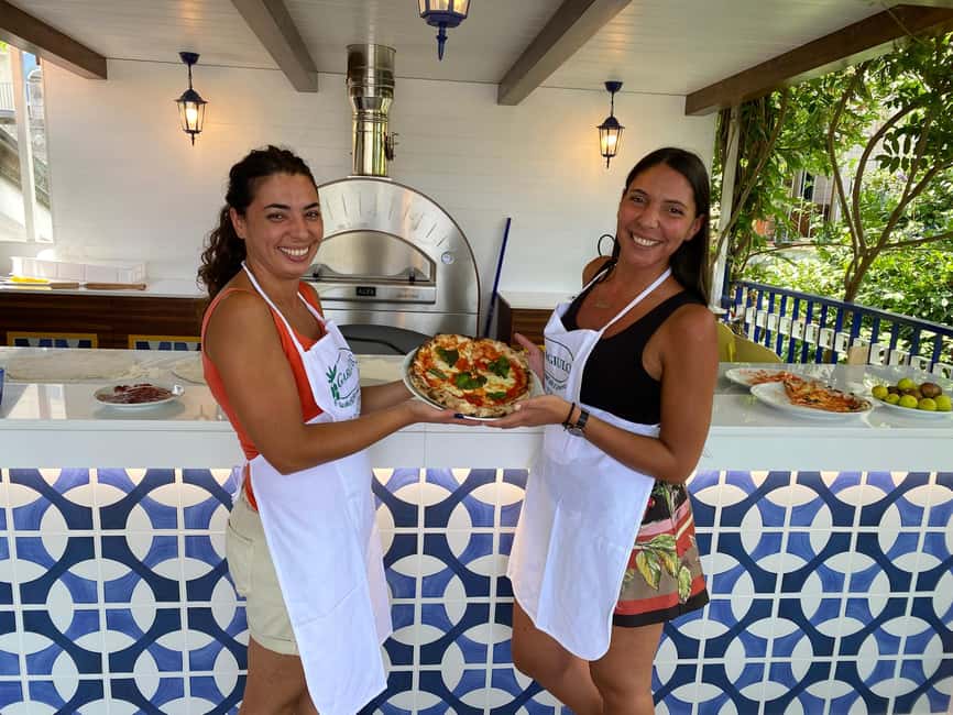 From Sorrento: Pizza-Making Class w/ View of Mount Vesuvius - Luca’s lesson on Neapolitan dough