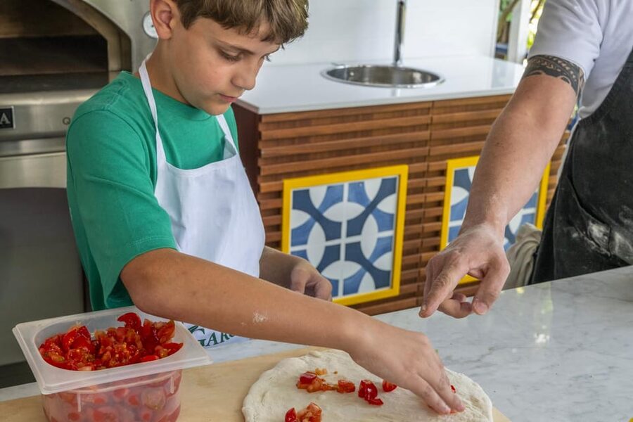 From Sorrento: Pizza-Making Class w/ View of Mount Vesuvius - Learning the story behind pizza