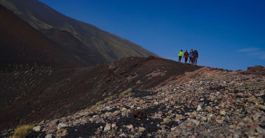 From Syracuse: Mount Etna Guided Morning Hike & Food Tasting - Entering the Grotta dei Tre Livelli lava cave