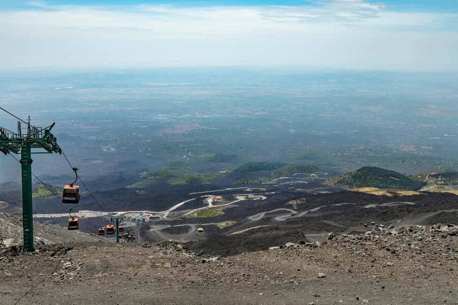 From Taormina Area: Mount Etna tour - The cable car and 4x4 ride toward 2,900 metres