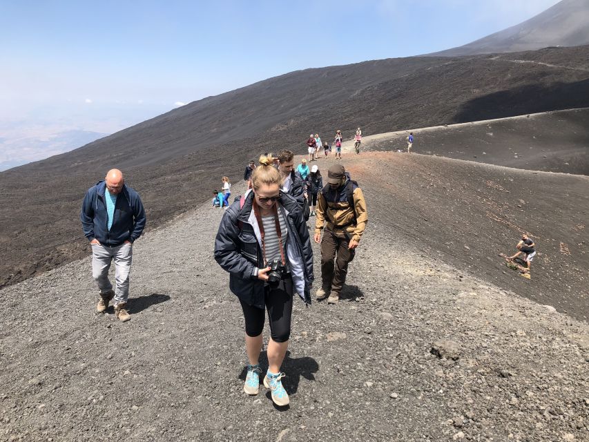 From Taormina: Etna Summit Area, Lunch & Alcantara Tour - Walking Among Black Ash and Extinct Craters