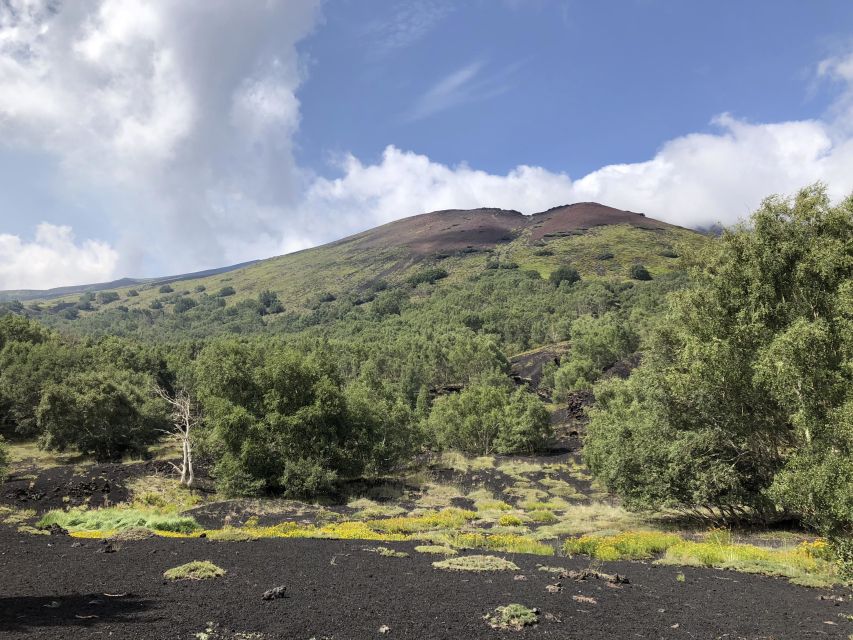 From Taormina: Full-Day Etna, Wine & Alcantara Canyons Tour - A Sicilian lunch with Etna wine