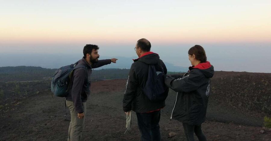From Taormina: Mount Etna Half-Day Evening Hike - Getting ready at the Etna base camp