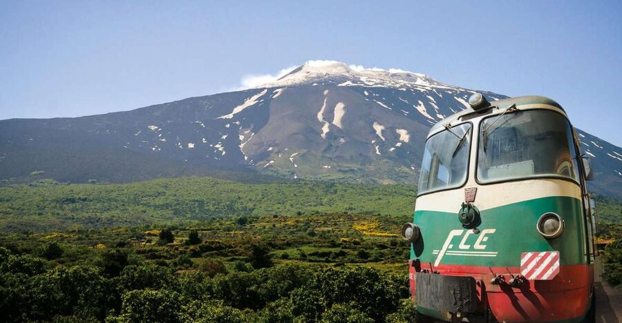 From Taormina: Mount Etna upper craters and Alcantara Gorges - Starting in Taormina at Via Pirandello