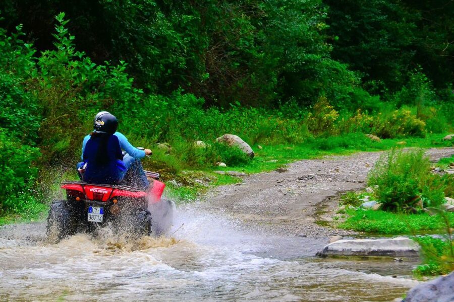 From Taormina: Off-Road ATV Tour Alcantara & Mount Etna - Linguaglossa and the Moio Alcantara crater