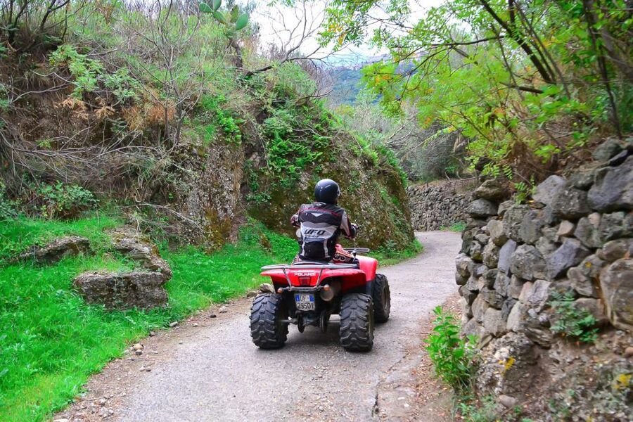 From Taormina: Off-Road ATV Tour Alcantara & Mount Etna - Starting at the Alcantara Gorges and heading toward Castiglione