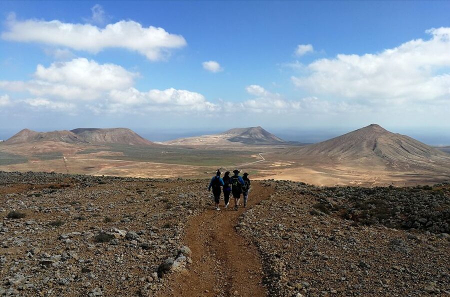 Fuerteventura: Montaña Escanfraga Volcano Summit Hike - The first climb follows a winding volcanic path