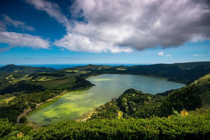 Furnas Volcano, Lake, Geysers, Tea Plantation and Terra Nostra - Santa Iria closes the route with a coastal view