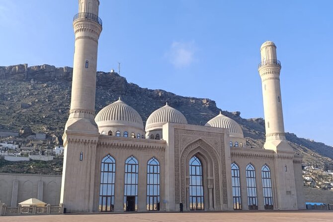 Gobustan Magic of Mud Volcanoes and Ancient Petroglyphs - Bibi-Heybat Mosque in Twenty Minutes