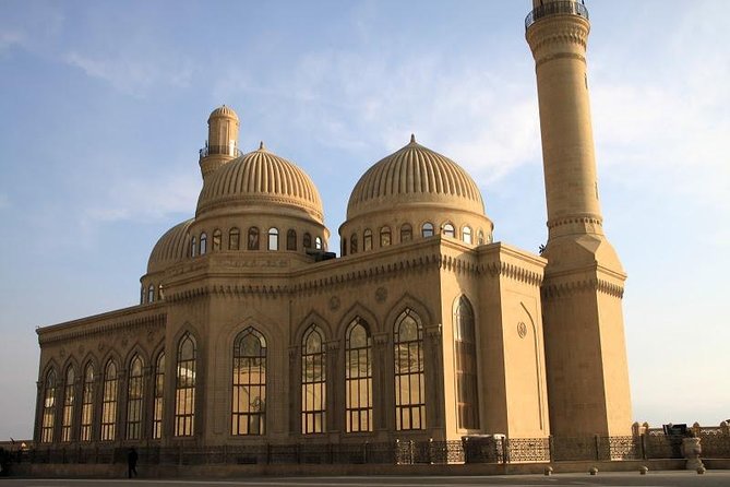 Gobustan, Mud Volcano, Burning Mountain and Fire Temple Tour - Bibi-Heybat Mosque and the first oil well