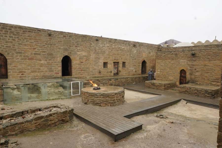 Gobustan, Mud Volcanoes, Fire Temple and Fire Mountain Tour - Bibi Heybat Mosque beside the Caspian
