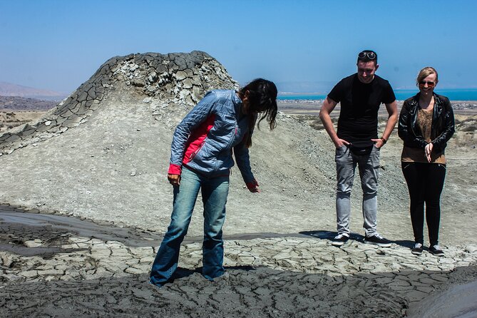 Gobustan, Mud volcanoes, Fire temple, Fire mountain GROUP TOUR - A one-hour lunch break in central Baku