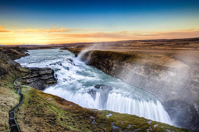 Golden Circle and Kerid Crater Afternoon Tour from Reykjavik - Gullfoss: Iceland’s waterfall with real force