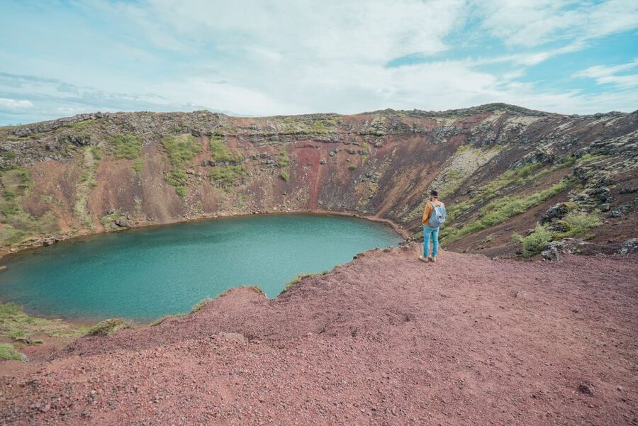 Golden Circle and Kerið Crater Small Group Tour - Kerið Crater gives the tour a different color
