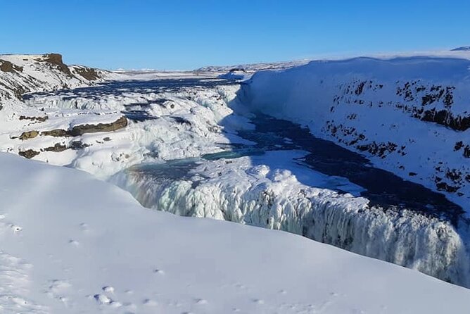 Golden Circle, Kerid Crater & Geothermal Lagoon -Small Group Tour - Gullfoss: the waterfall that earns its place