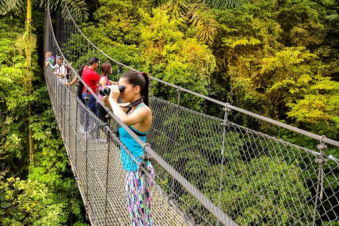 Hanging Bridges & Arenal Volcano with Lunch and Hotsprings - Starting early near Arenal Lake