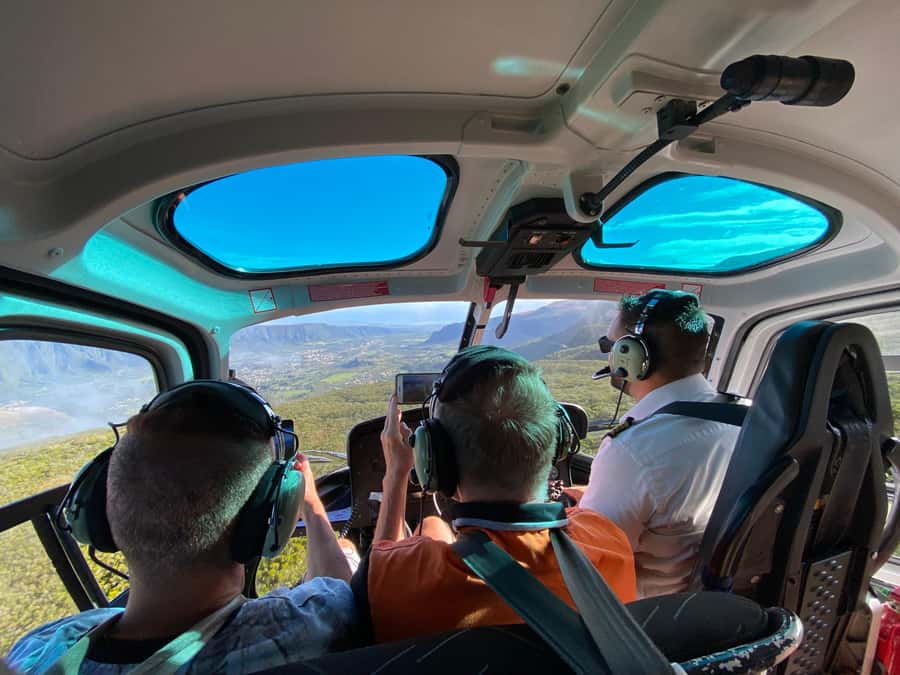 Helicopter flight over Reunion's volcanoes and cirques from St Pierre - Why an Aerial View Changes Réunion