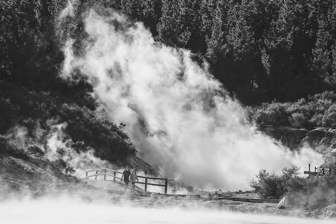 Hell's Gate Geothermal Walk - The geothermal walk: bubbling mud and steaming vents