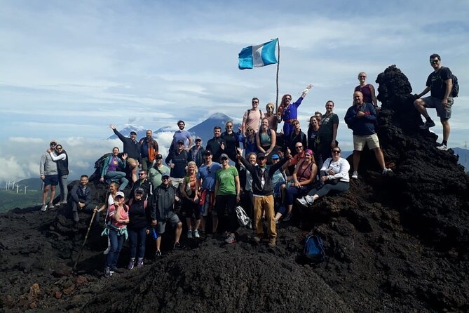 Hike to Pacaya Volcano from Antigua - The first climb through forest and volcanic ground