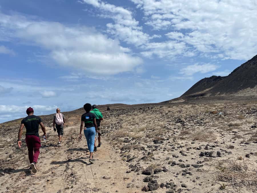 Hike Volcano Viana - The view from 163 meters above Calhau