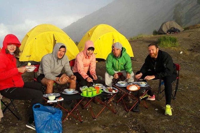 Hiking Rinjani Volcano To Crater rim Senaru 2 Days, Group - Syam Trekker - Sunrise, breakfast, and the five-hour descent