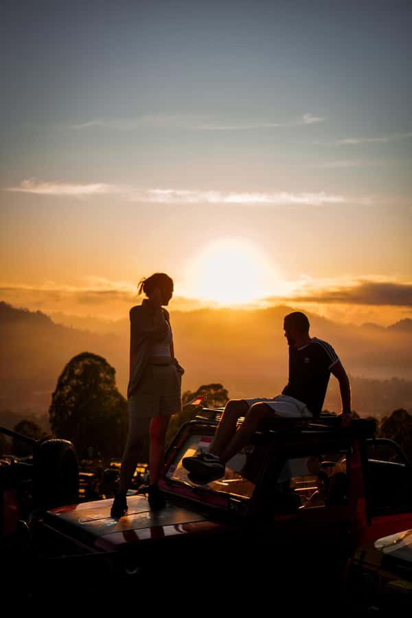 Jeep sunrise mount batur&black lava - Riding to Pule Sunrise Point