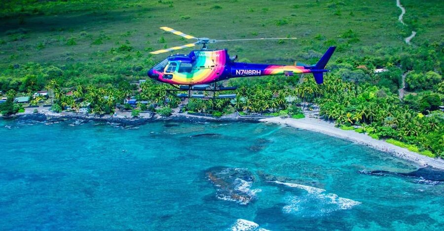 Kailua-Kona: Hualalai Volcano Doors On/Off Helicopter Tour - Kealakekua Bay and Captain Cook Monument