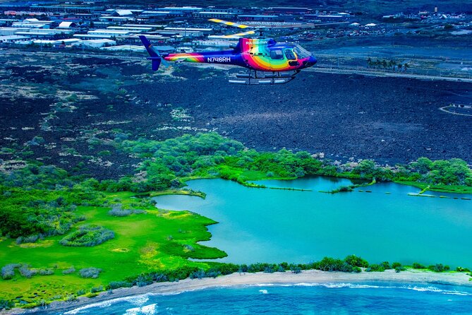 Kona Coast Hualalai Volcano-60Min Helicopter Tour-Door Off or On - Kealakekua Bay and the Captain Cook Monument