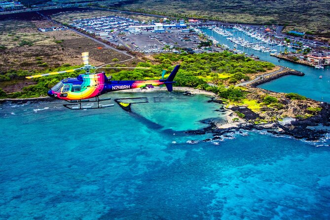 Kona Coast Hualalai Volcano-60Min Helicopter Tour-Door Off or On - Place of Refuge and the island’s volcanic core