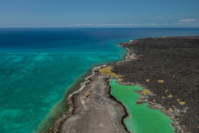Kona Coast Tour, Lava Fields and Beautiful Beaches - Kīholo Scenic Point puts lava beside turquoise water