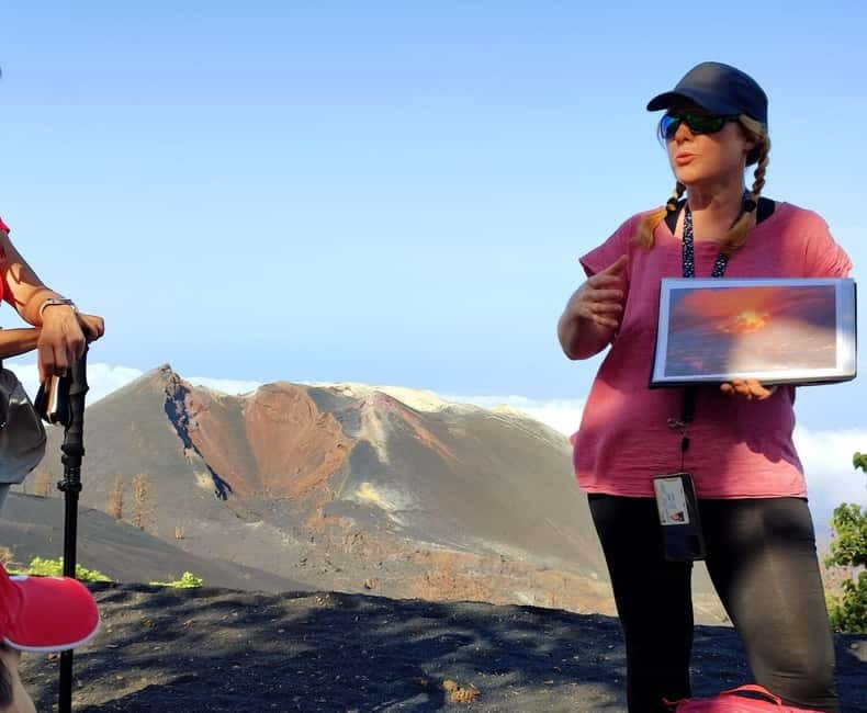 La Palma: Tajogaite Volcano Guided Hike - Canarian pines and the wider view