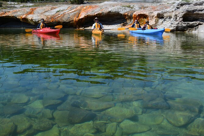 Lake Yellowstone Half Day Kayak Tours Past Geothermal Features - Starting at Grant Village Marina at 8:30 am