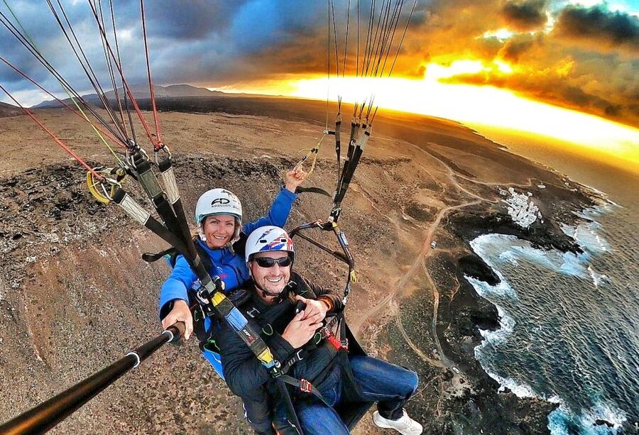 Lanzarote: Tandem Paragliding over Volcanoes & the Atlantic - Why the small group matters