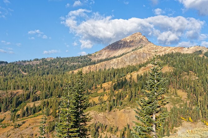 Lassen Volcanic National Park Self-Guided Audio Driving Tour - Diamond Peak and Little Hot Springs Valley views