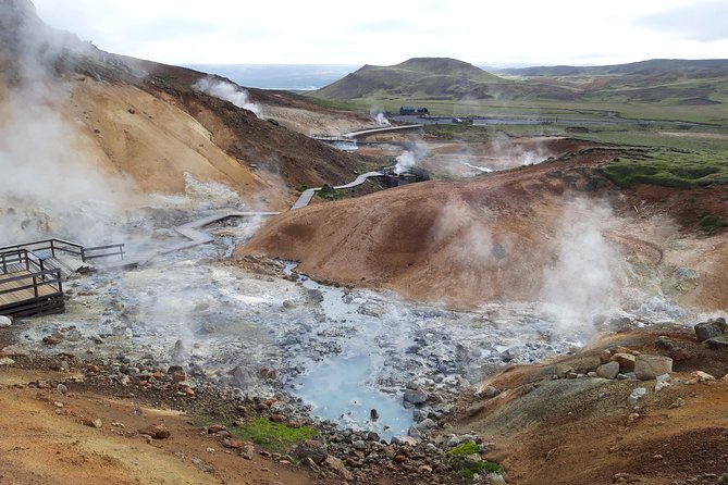 Lava, Craters and Hot Springs Private Tour - Brimketill shows what waves can do