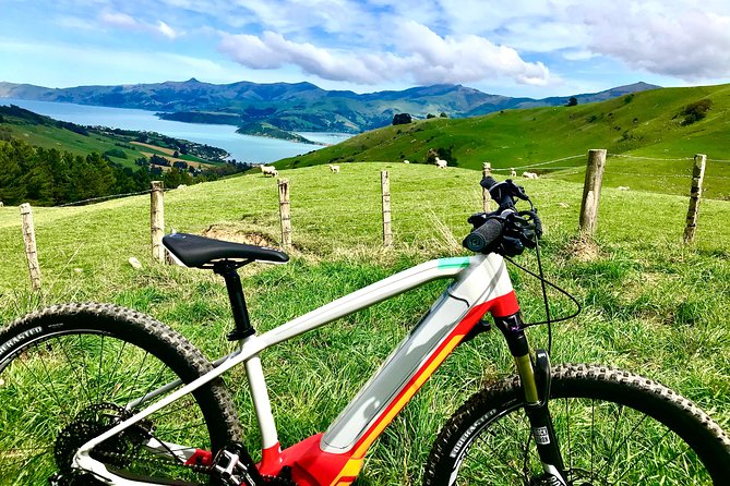 Lava Loop- Guided electric mountain bike tour in Akaroa - Getting comfortable on the Scott pedal-assist bikes