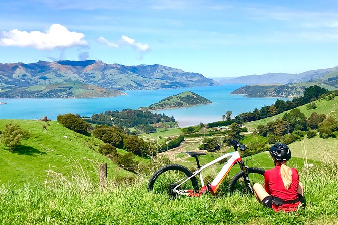 Lava Loop- Guided electric mountain bike tour in Akaroa - Meeting at The Common Cafe and Garden Bar