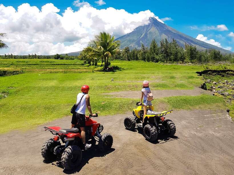 Legazpi: Mayon Volcano ATV Tour - Choosing between green trails and black lava