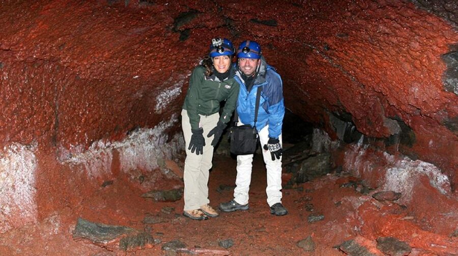 Leidarendi Cave: Lava Tunnel Caving from Reykjavik - Entering the 2,000-year-old lava tunnel